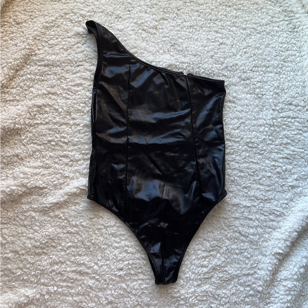 Leather bodysuit